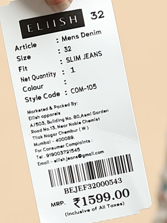 Mens Jeans 105 Slim Fit