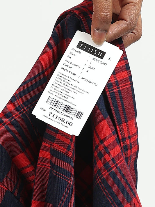 Eliish Tailored Full Sleeve Casual Shirt S046 - 1