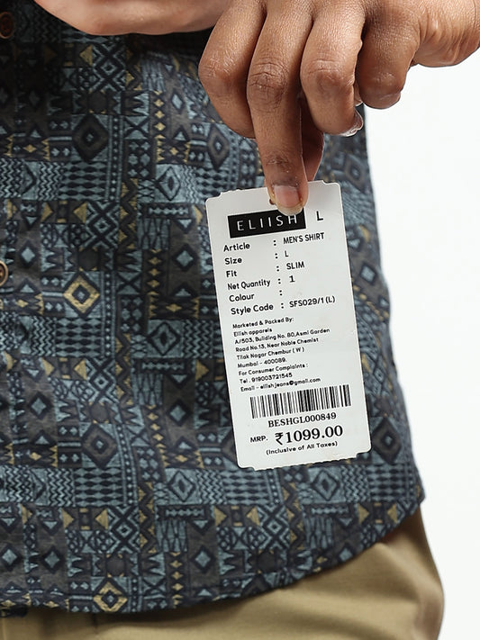 Eliish Tailored Full Sleeve Casual Shirt S029 - 1