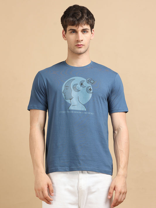 Eliish Premium Everyday Crewneck T-Shirt K801 Color Purssian Blue