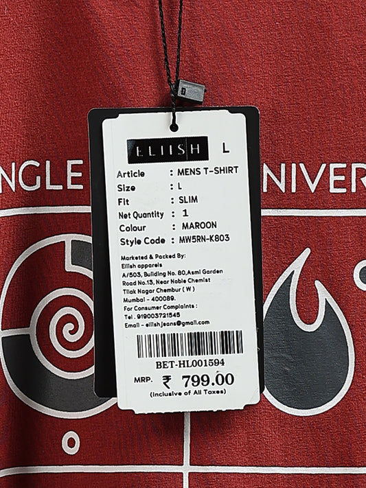 Eliish Premium Everyday Crewneck T-Shirt K803 Color Maroon